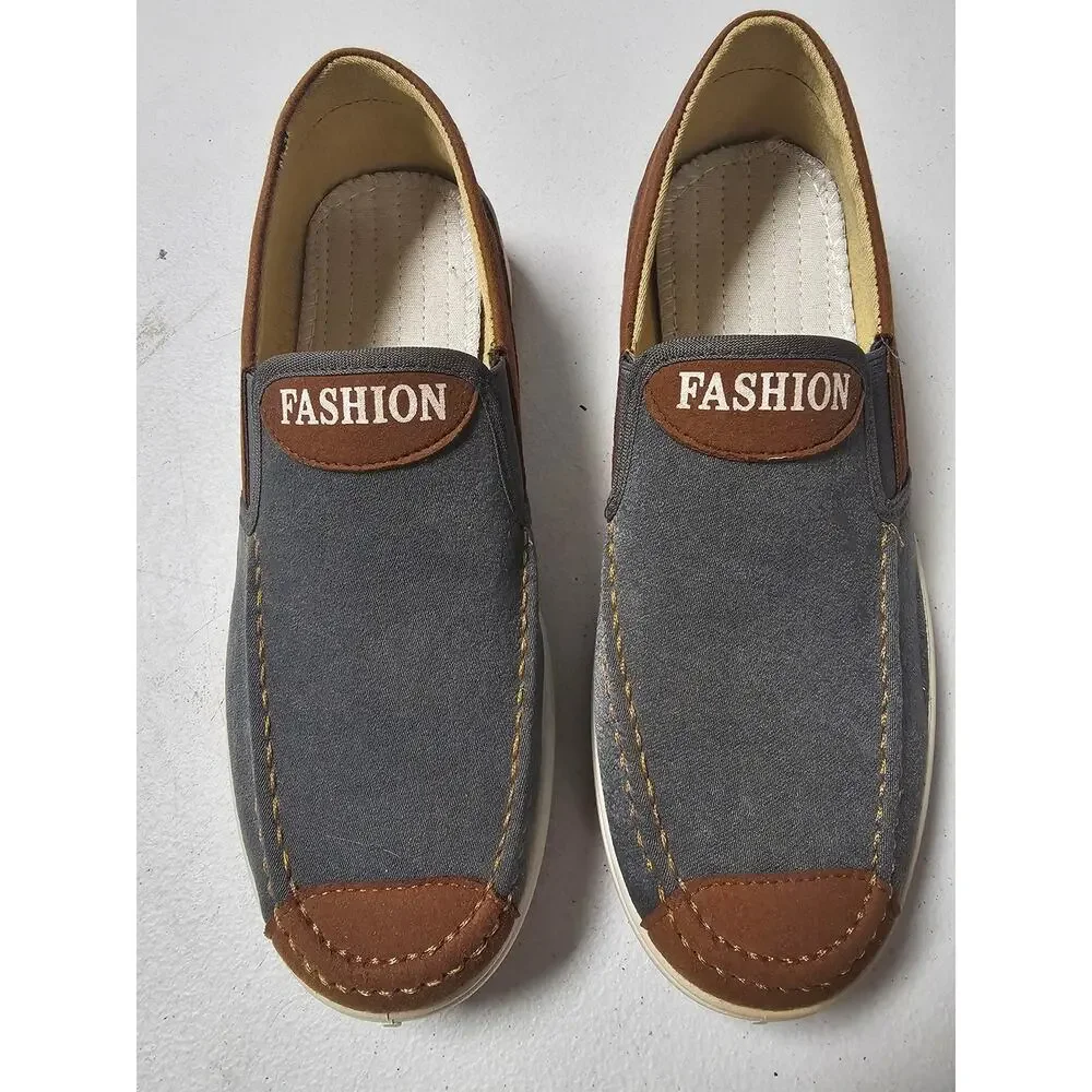 NWOB Men's Fashion Suede Slip-on Loafers Size EU39 US 6-6.5